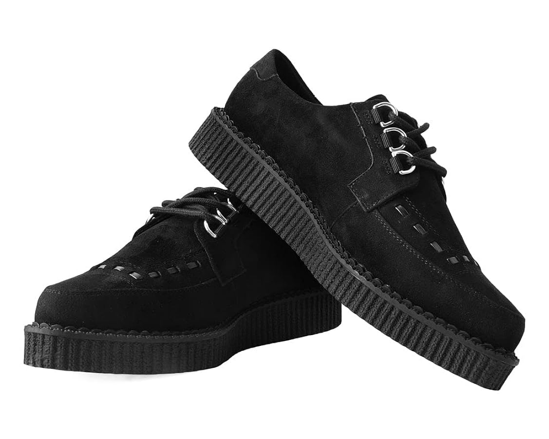 Amazon.com | T.U.K Anarchic Pointed Creeper Shoes Black | Pumps